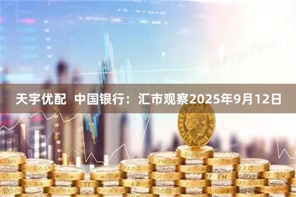 天宇优配  中国银行：汇市观察2025年9月12日
