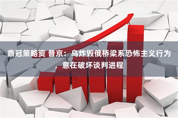 鼎冠策略资 普京：乌炸毁俄桥梁系恐怖主义行为，意在破坏谈判进程